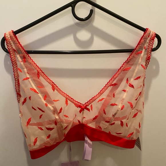 SavageXFenty Goji Berry Lips Bralette - Picture 2 of 2